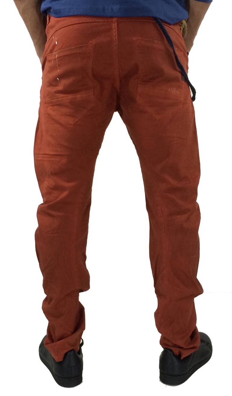 Cosi υφασμάτινο παντελόνι 46-BENTLEY 8 (Κεραμιδί) φωτογραφία